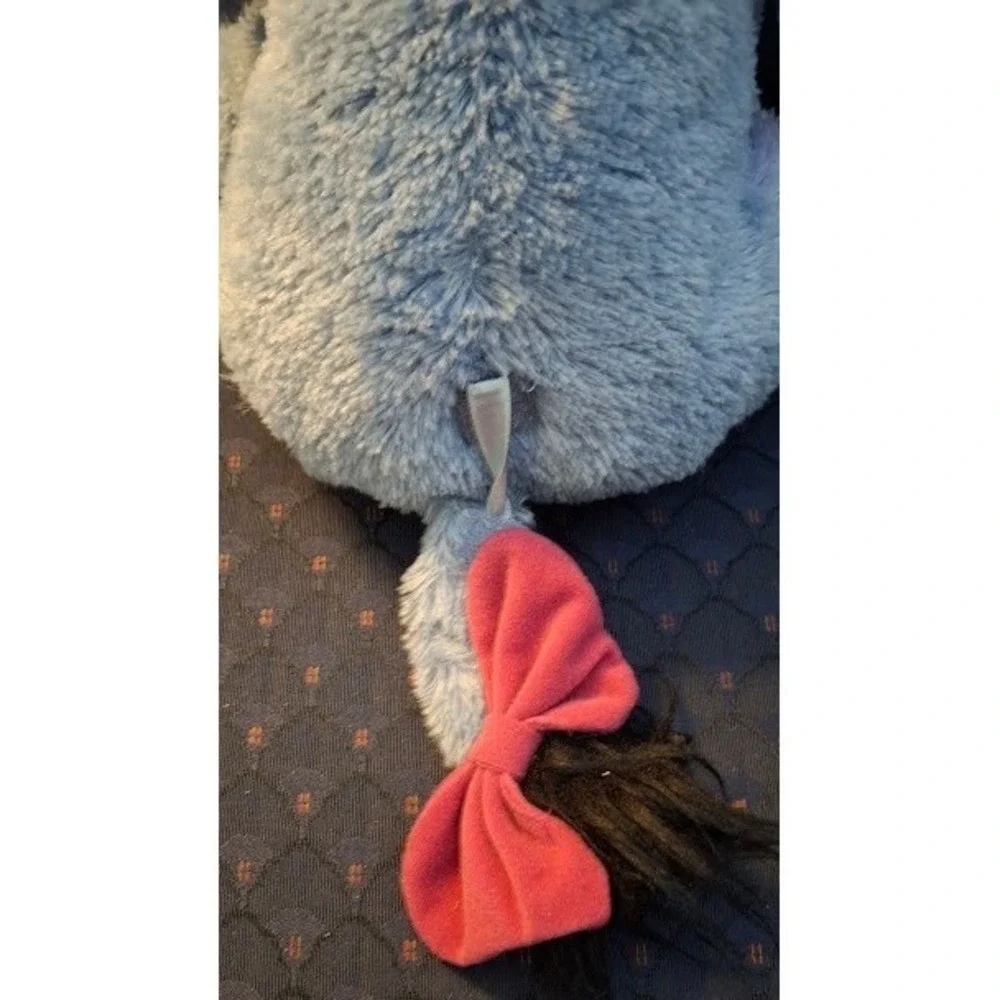 Disney Store Eeyore Plush Winnie the Pooh Blue Stuffed Animal Detachable Tail